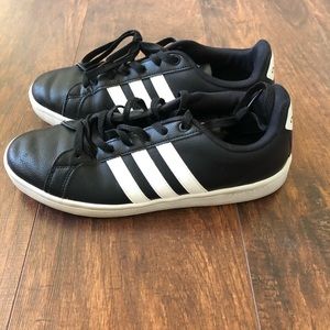Black and white adidas